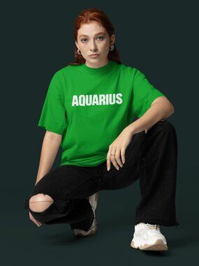 Aquarius Zodiac Sign Shirt, Astrology Symbol Tee, Zodiac Gift, Unisex